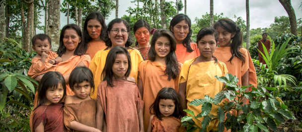 a group of people posing for a photo